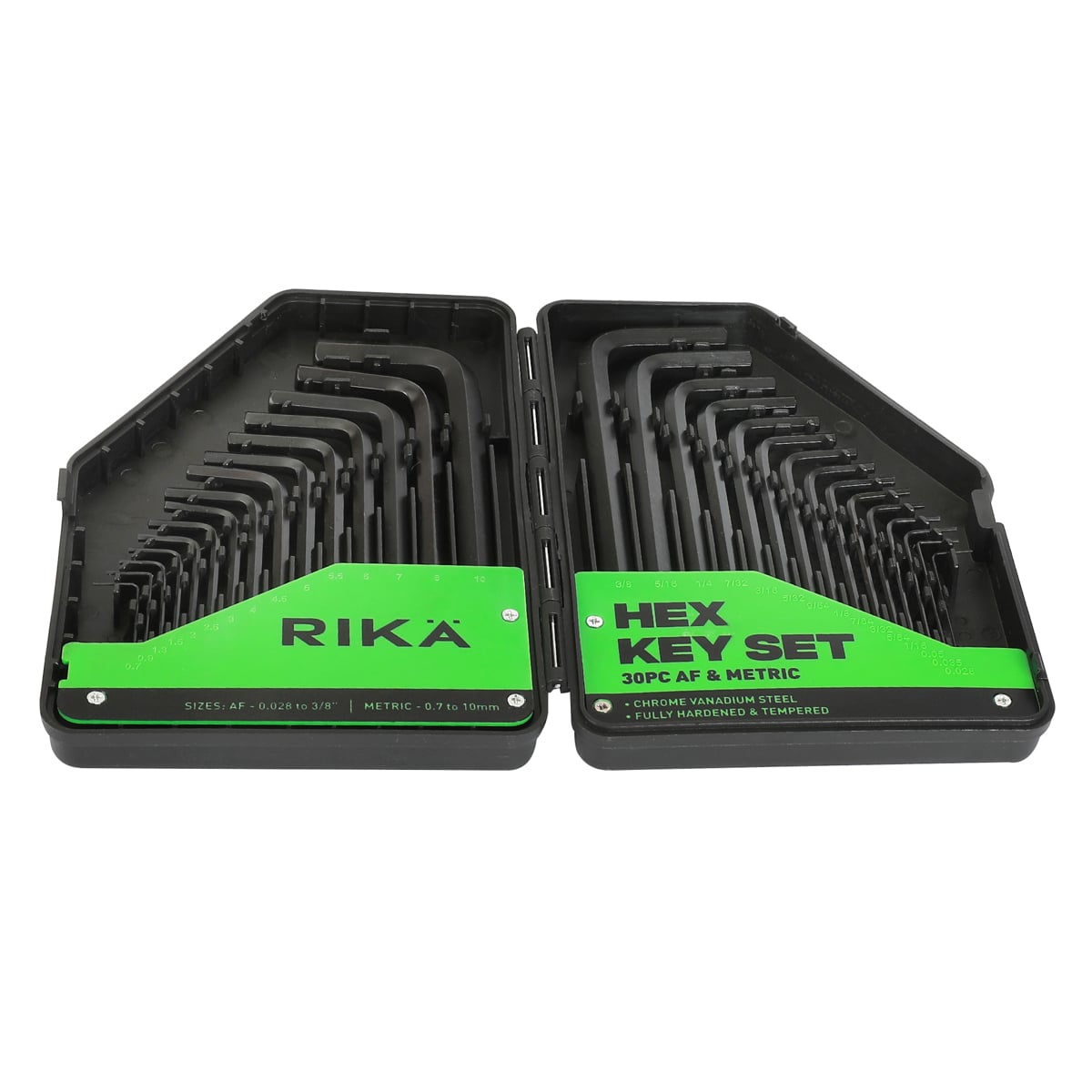 Rikä 30-Piece Professional Metric and Imperial Hex Key Set